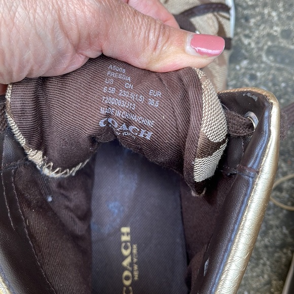 Coach high top sneakers - Picture 3 of 5